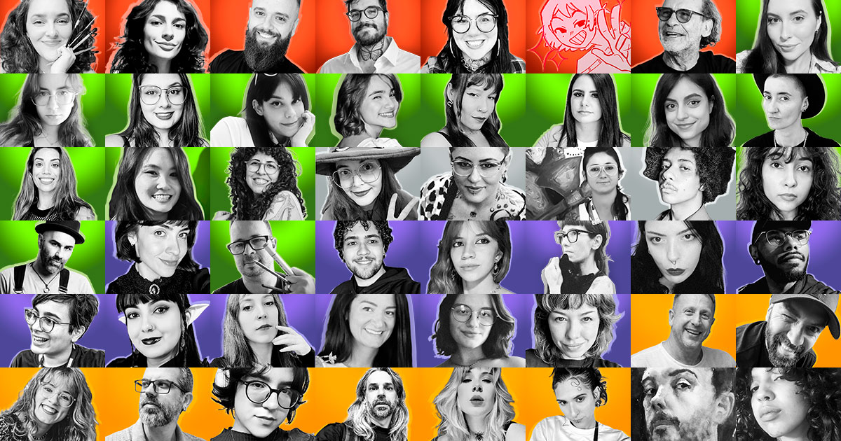 Uma constelação viva de artistas que expandem o universo do Planeta Insano através de múltiplos olhares.